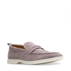 SteveMadden MEN'S SHOES QUINN TAUPE SUEDE