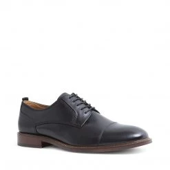 SteveMadden CHADRICK BLACK LEATHER MEN'S SHOES