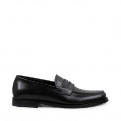 SteveMadden DARROW BLACK LEATHER MEN'S SHOES