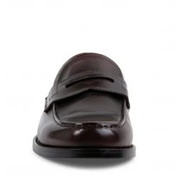 SteveMadden MEN'S SHOES DARROW BURGUNDY LEATHER