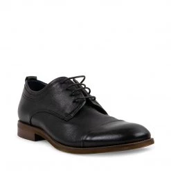 SteveMadden DOAK BLACK LEATHER All New