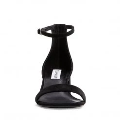 SteveMadden WOMEN'S SHOES IMINA BLACK SUEDE