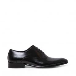 SteveMadden MEN'S SHOES JAMIEE BLACK LEATHER