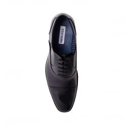 SteveMadden JOAQUIN BLACK LEATHER MEN'S SHOES