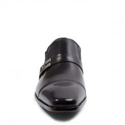 SteveMadden JORDYY BLACK LEATHER MEN'S SHOES