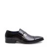 SteveMadden JORDYY BLACK LEATHER MEN'S SHOES