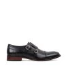 SteveMadden MEN'S SHOES MOORE BLACK LEATHER