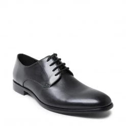 SteveMadden PHOENIX BLACK LEATHER MEN'S SHOES