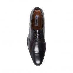 SteveMadden PLOT BLACK LEATHER