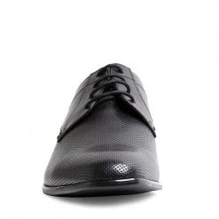 SteveMadden MEN'S SHOES POMONA BLACK LEATHER