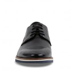 SteveMadden RODRICK BLACK LEATHER MEN'S SHOES