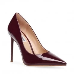 SteveMadden VALA BURGUNDY PATENT The Wedding Edit