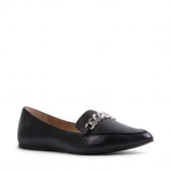 SteveMadden WOMEN'S SHOES FARRELL BLACK LEATHER