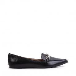 SteveMadden WOMEN'S SHOES FARRELL BLACK LEATHER