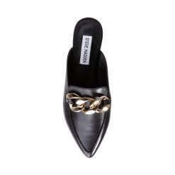 SteveMadden All New FEARN BLACK LEATHER