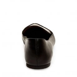 SteveMadden All New FEATHER BLACK LEATHER