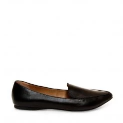 SteveMadden All New FEATHER BLACK LEATHER