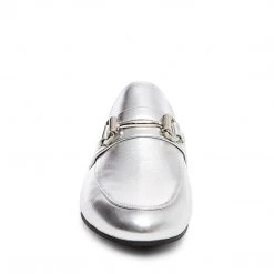 SteveMadden KANDI SILVER LEATHER