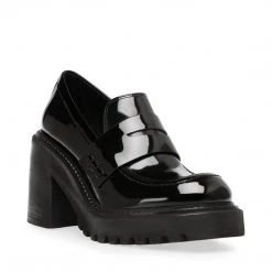 SteveMadden OBSIDIAN BLACK PATENT All New