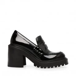 SteveMadden OBSIDIAN BLACK PATENT All New