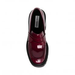 SteveMadden OBSIDIAN BURGUNDY PATENT All New