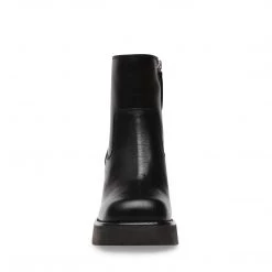 SteveMadden UNIVERSITY BLACK LEATHER Super Platforms 9 SteveMadden UNIVERSITY BLACK LEATHER Super Platforms