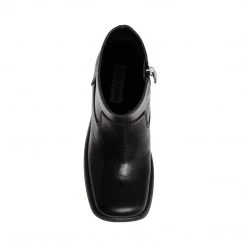 SteveMadden UNIVERSITY BLACK LEATHER Super Platforms 11 SteveMadden UNIVERSITY BLACK LEATHER Super Platforms