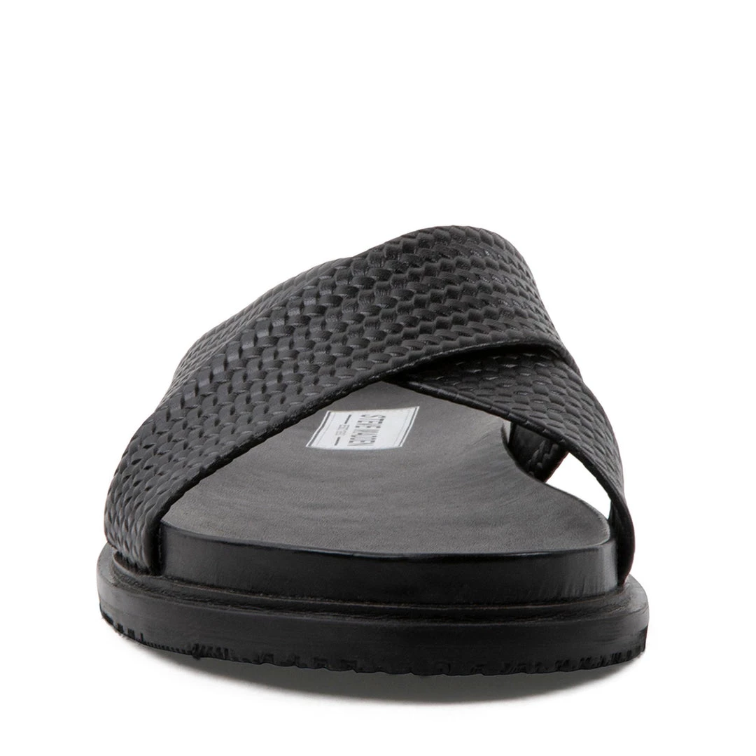 SteveMadden DERANO BLACK LEATHER 3 SteveMadden DERANO BLACK LEATHER