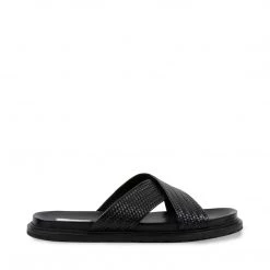 SteveMadden DERANO BLACK LEATHER