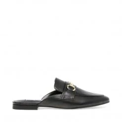 SteveMadden WOMEN'S SHOES KORI BLACK LEATHER