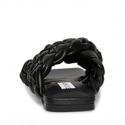 SteveMadden MARINAA BLACK Braided Babes
