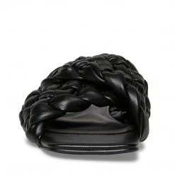 SteveMadden MARINAA BLACK Braided Babes