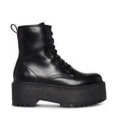 SteveMadden BRAXTYN BLACK Super Platforms