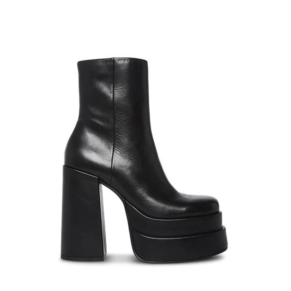 SteveMadden COBRA BLACK LEATHER 1 SteveMadden COBRA BLACK LEATHER