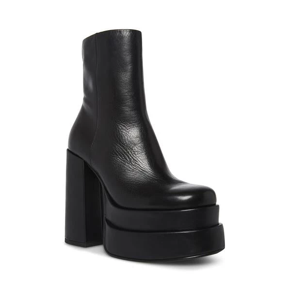 SteveMadden COBRA BLACK LEATHER 2 SteveMadden COBRA BLACK LEATHER