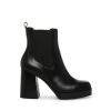 SteveMadden EXPECT BLACK LEATHER