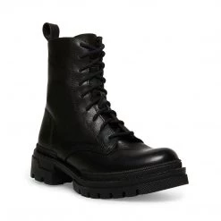 SteveMadden WOMEN'S SHOES JAMISYN BLACK LEATHER