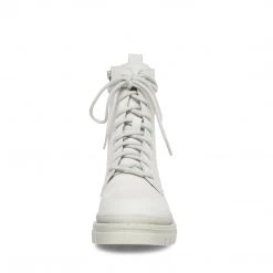 SteveMadden WOMEN'S SHOES JAMISYN NATURAL LEATHER