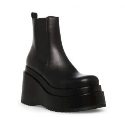 SteveMadden All New JESSE BLACK LEATHER