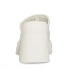 SteveMadden KANE WHITE LEATHER