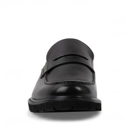 SteveMadden All New KAYVONN BLACK LEATHER