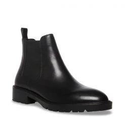 SteveMadden All New LEOPOLD BLACK LEATHER