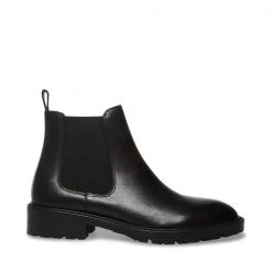 SteveMadden All New LEOPOLD BLACK LEATHER