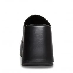 SteveMadden PEPE30 BLACK LEATHER Super Platforms