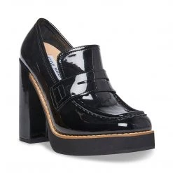 SteveMadden RANDY BLACK PATENT Super Platforms