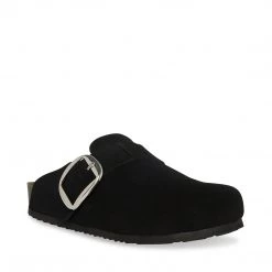 SteveMadden SOCIAL BLACK SUEDE WOMEN'S SHOES