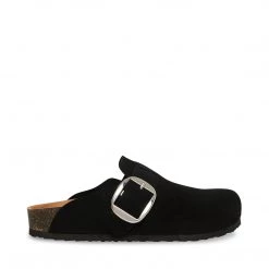 SteveMadden SOCIAL BLACK SUEDE WOMEN'S SHOES