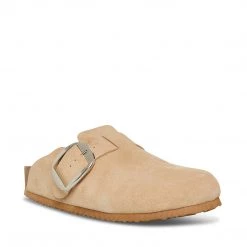 SteveMadden SOCIAL TAN SUEDE WOMEN'S SHOES