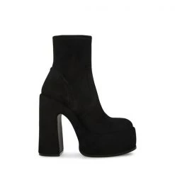SteveMadden All New STASSIE BLACK SUEDE