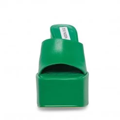 SteveMadden TRIXIE GREEN LEATHER